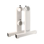 Grooming Deluxe - White aluminum T-bar cavaletti (x2) | - Ohlala