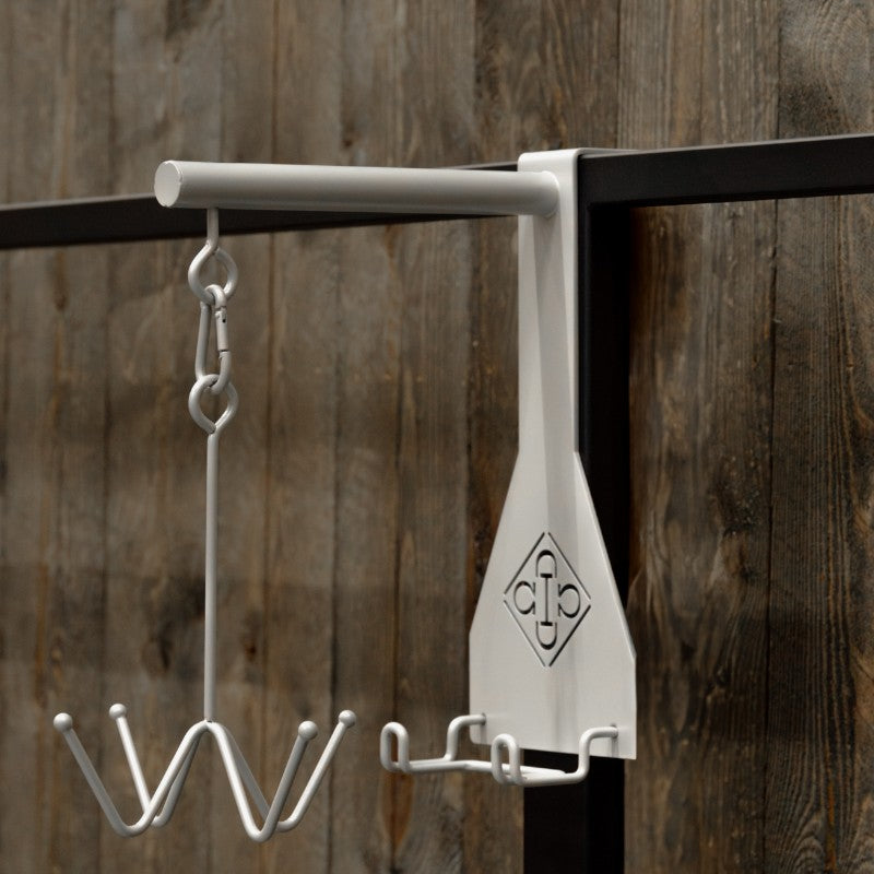 Grooming Deluxe - 4-prong silver bridle hook 
