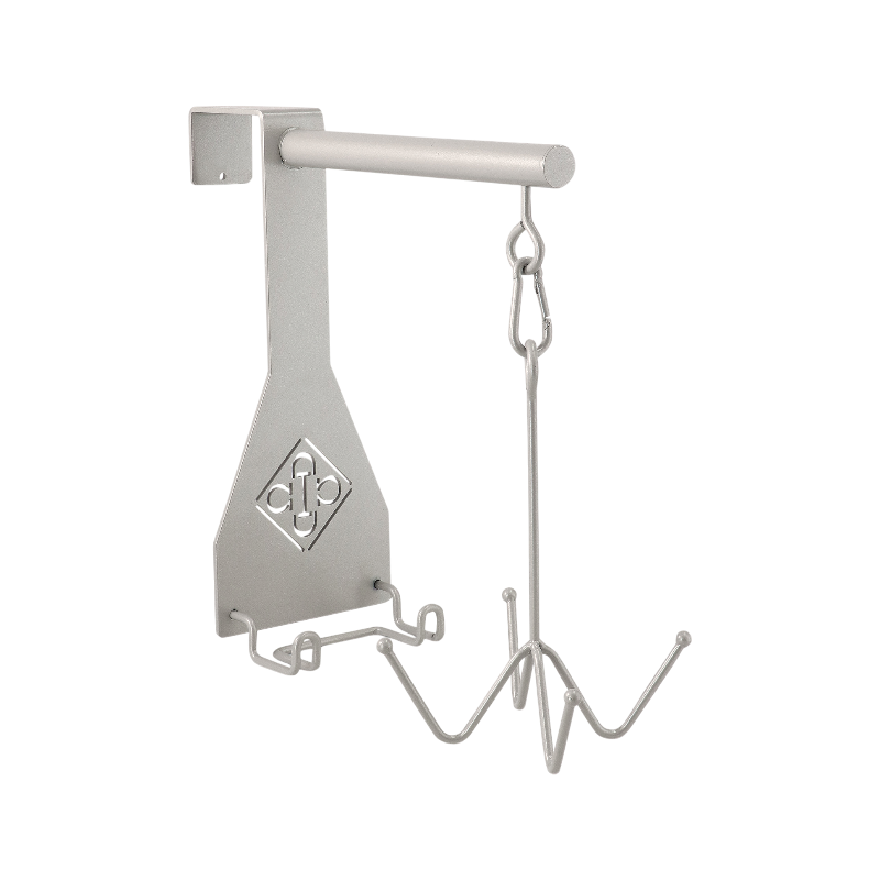 Grooming Deluxe - 4-prong silver bridle hook 