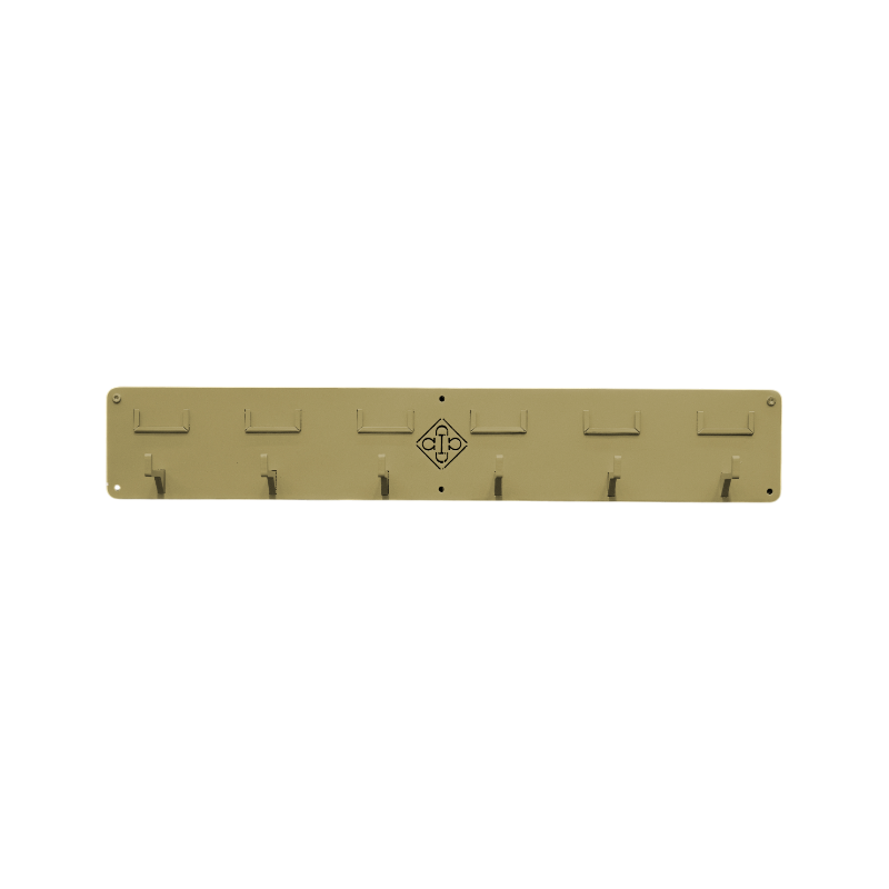 Grooming Deluxe - Bridle holder with 6 hooks and name holder in gold 