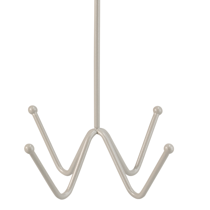 Grooming Deluxe - Wall-mounted 4-branch bridle holder silver 