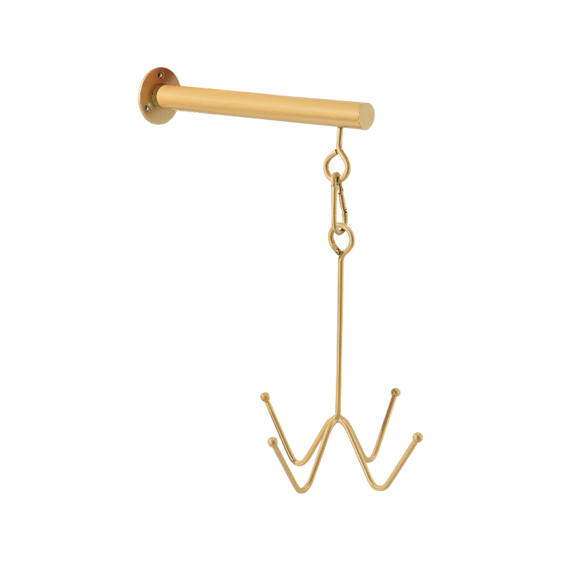 Grooming Deluxe - Wall-mounted 4-branch saddle rack or 