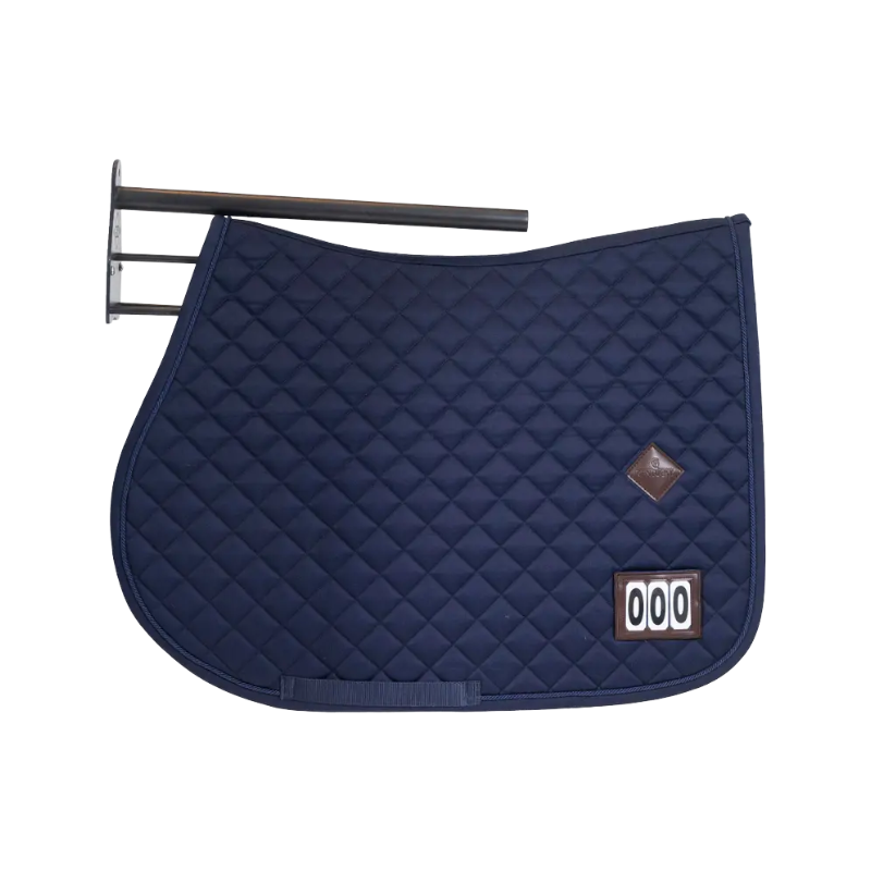 Grooming Deluxe - Porte-selle avec support tapis métal noir
