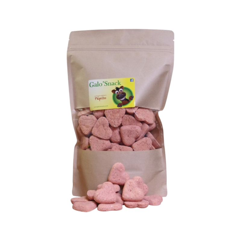 Galo'Snack - Treats for horses Strawberry heart 500 gr