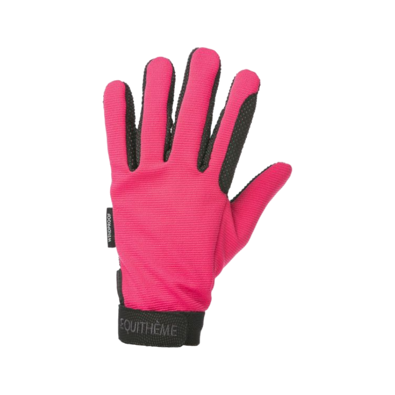 Equithème - Fuchsia Knit Gloves