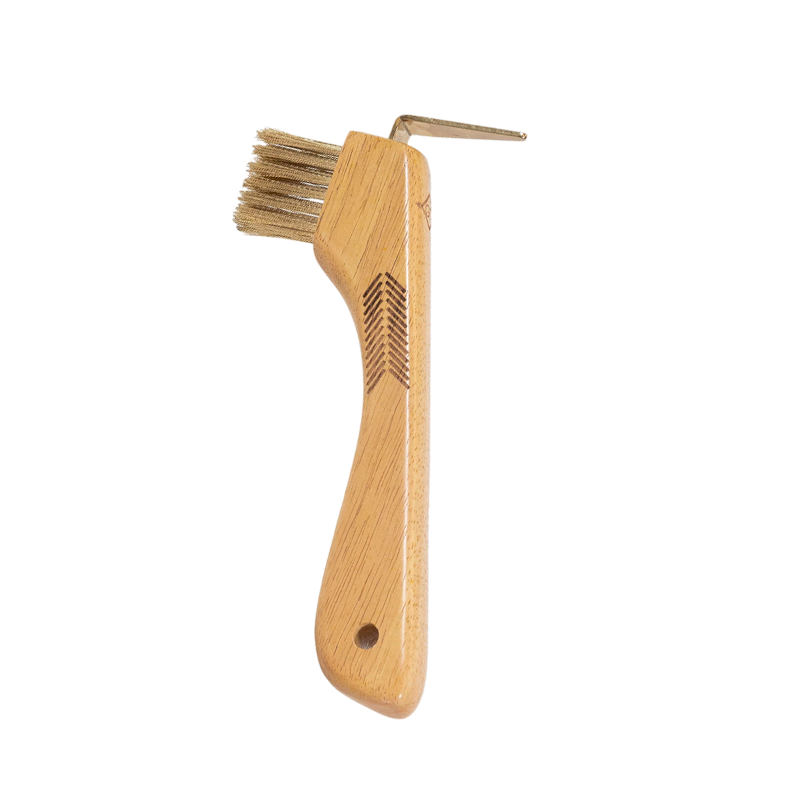 Grooming Deluxe - Cure-pied avec brosse métallique brun