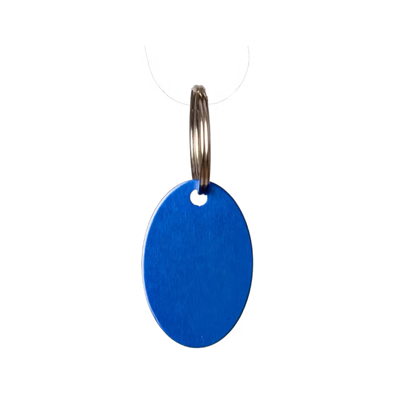 Grooming Deluxe - Médaille à graver ovale marine | - Ohlala