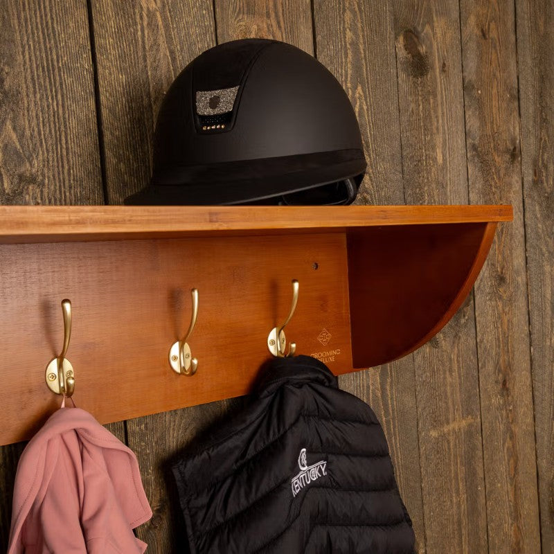 Grooming Deluxe - Helmhalter aus Holz | - Ohlala