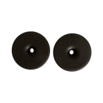 Grooming Deluxe - Rondelles de mors en silicone petit trou noir (x2) | - Ohlala