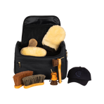 Grooming Deluxe - Set Grooming bag de cuidado negro + cepillos | - Ohlala