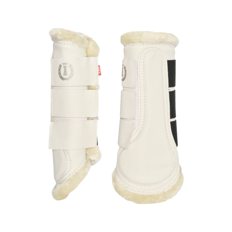 Imperial Riding - White sheep closed gaiters