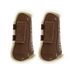 Kentucky Horsewear - Open velcro vegan sheepskin boots brown | - Ohlala