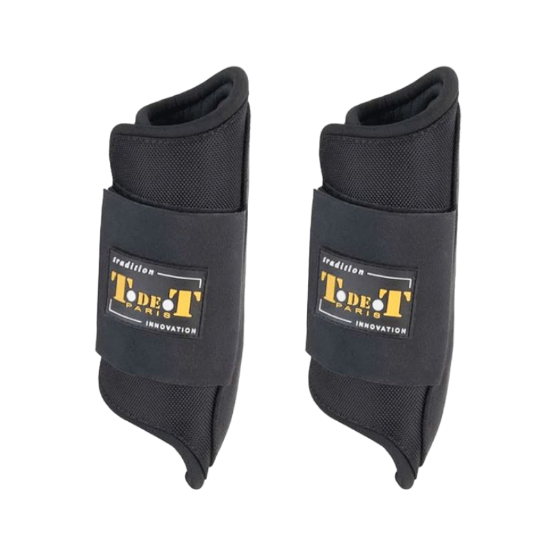 TdeT - Black thermoformed closed gaiters