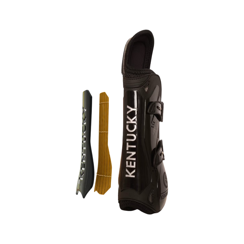 Kentucky Horsewear - Elastische kniebeschermers zwart | - Ohlala