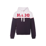 Hagg - White / navy hooded sweatshirt | - Ohlala