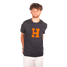 Hagg - T-shirt manches courtes homme marine/ orange | - Ohlala
