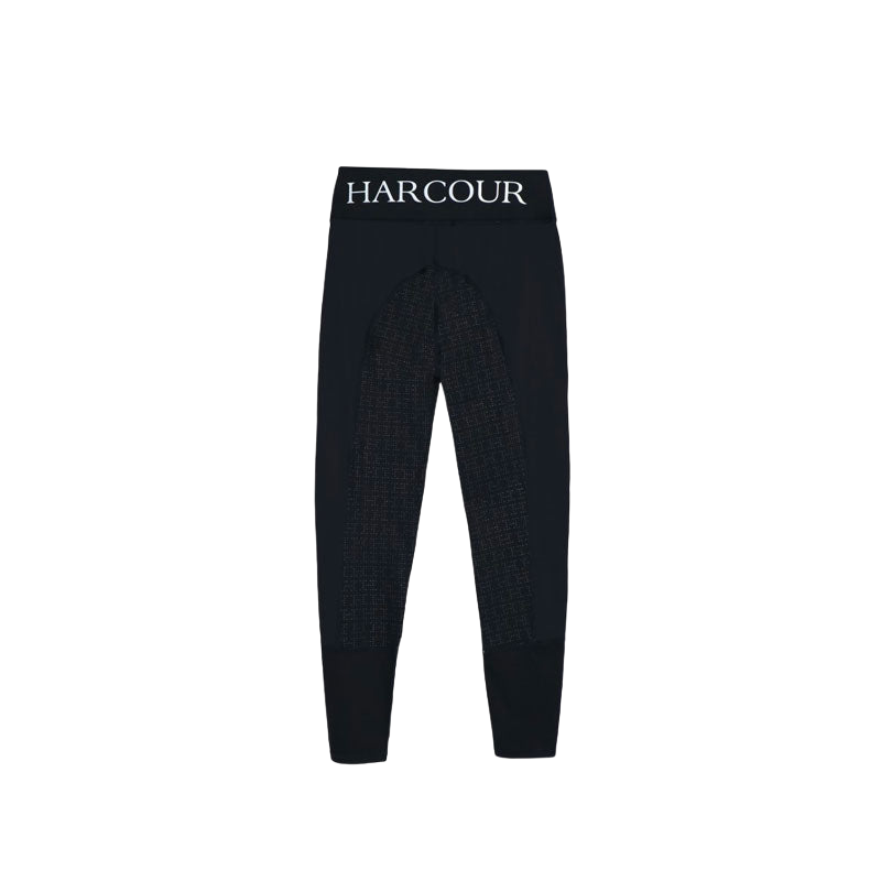 Harcour - Women's full grip fleece Pakita riding leggings black