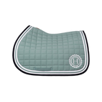 Harcour - Tapis de selle Soft gris vert | - Ohlala
