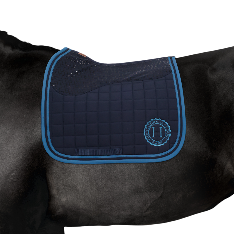 Harcour - Tapis de dressage Sara marine