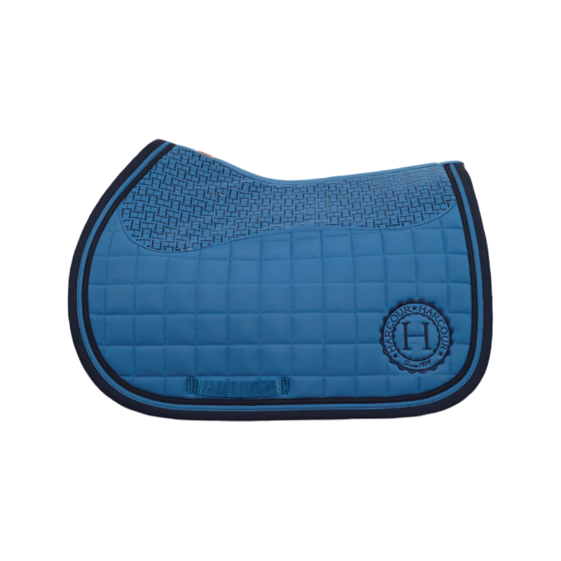 Harcour - Tapis de selle Sara blue steel