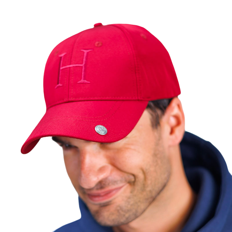 Harcour - Casquette Bryan rouge rubis