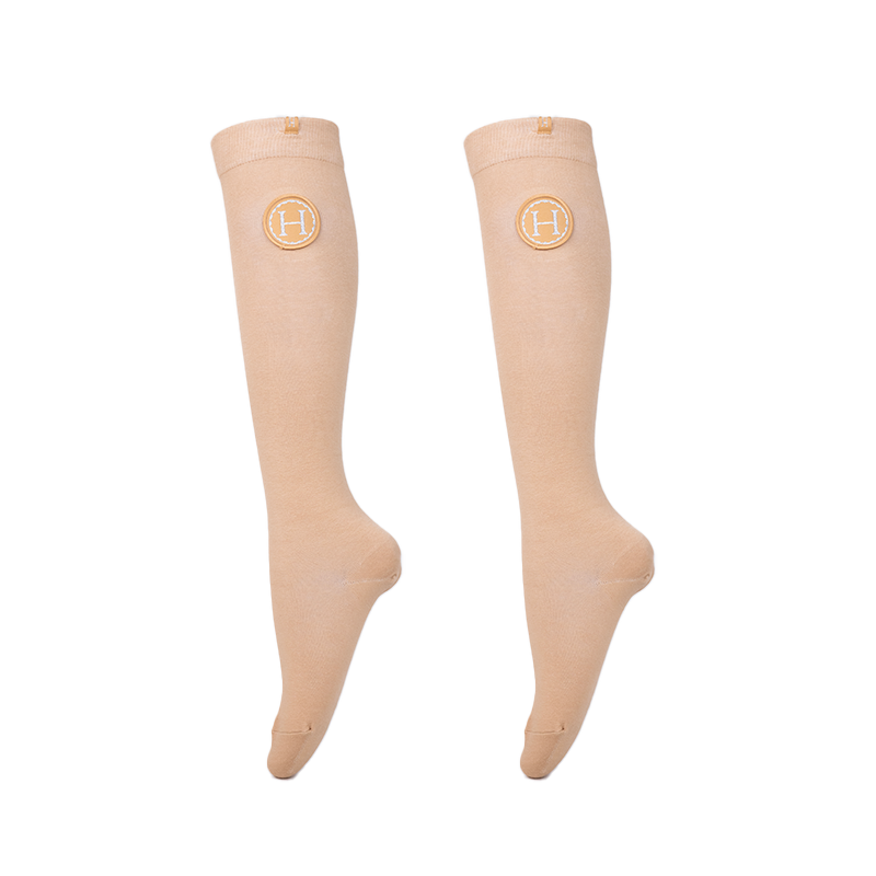 Harcour - Chaussettes d'équitation Sorel jouy/ sable/ marine (x3) | - Ohlala