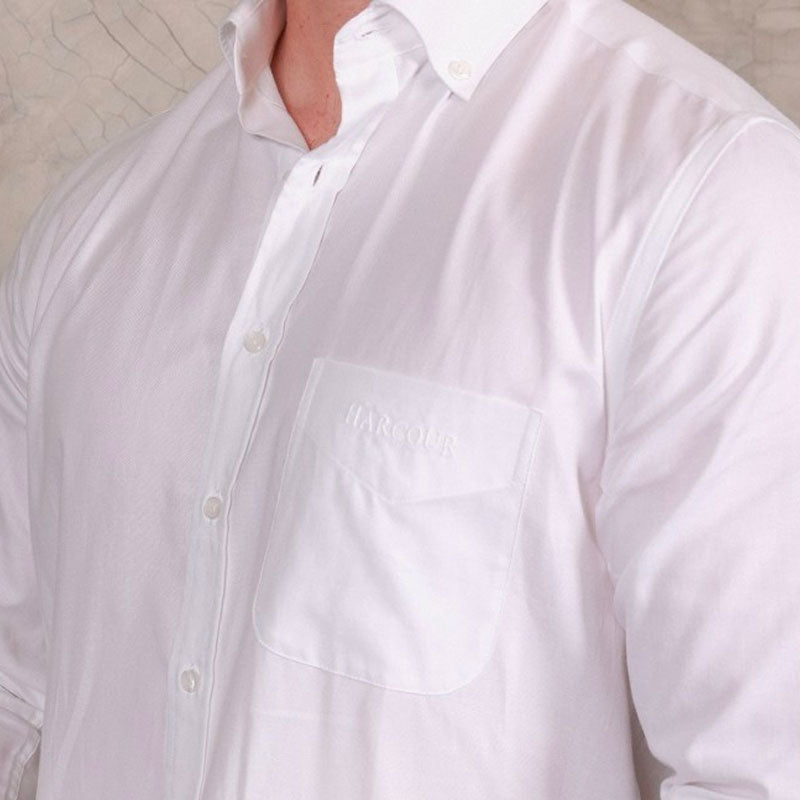Harcour - Chemise en coton homme Shyry blanc | - Ohlala