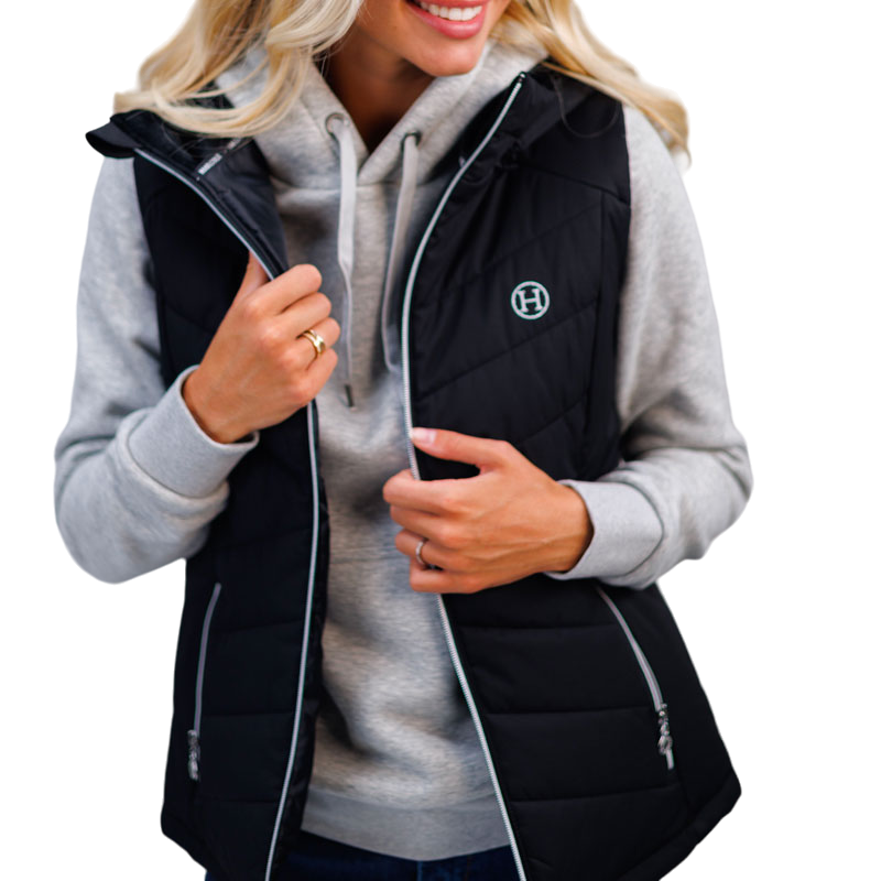 Harcour - Best of women's sleeveless down jacket black