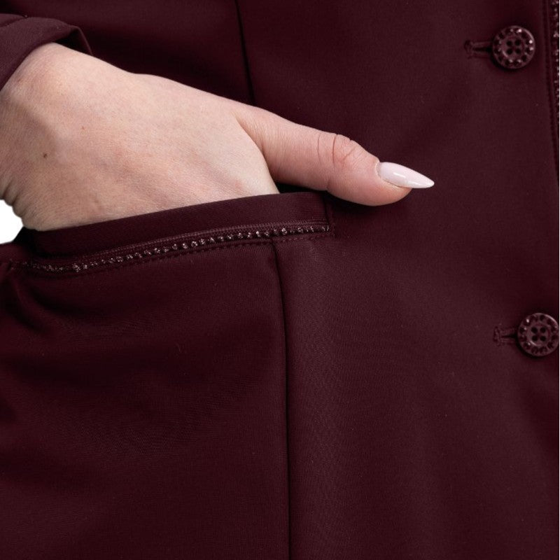 Harcour - Women's competition jacket Oria aubergine 