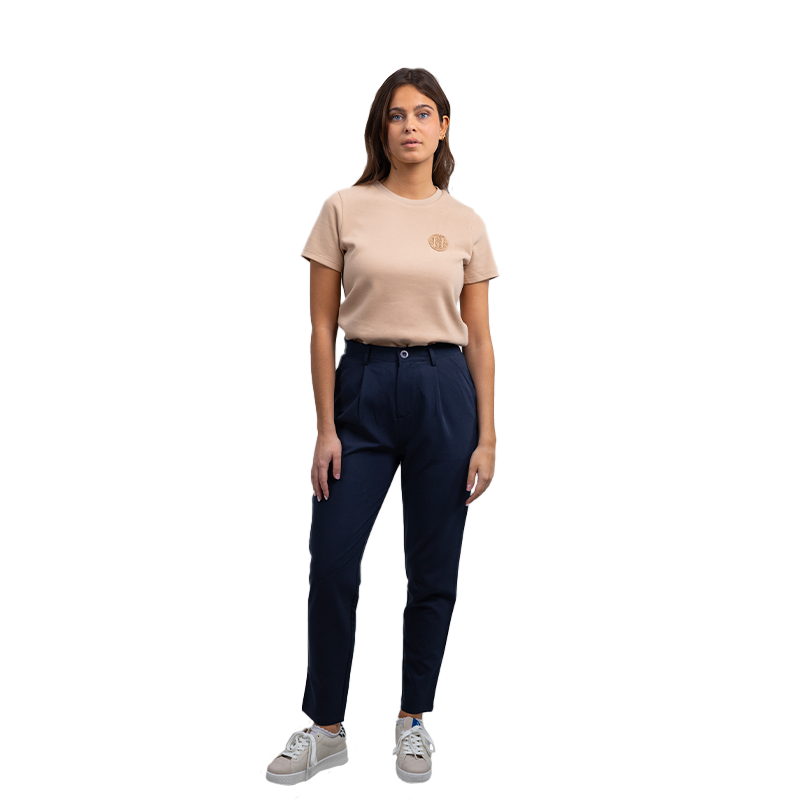 Harcour - Pantalon chino femme Parja marine | - Ohlala