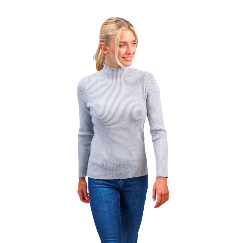 Harcour - Swaambi women's gray melange sweater