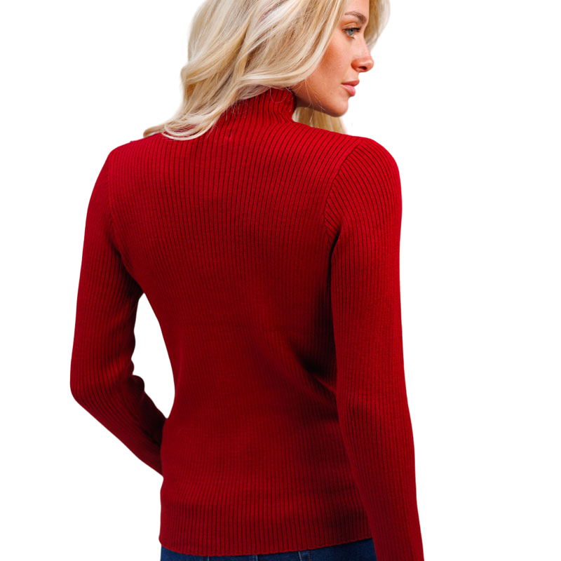 Harcour - Ruby red Swaambi women's sweater