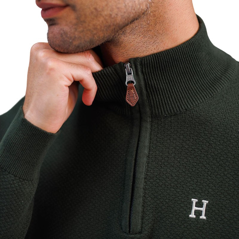 Harcour - Douglas khaki men's sweater
