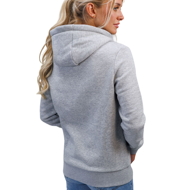 Harcour - Samy gray melange unisex hoodie