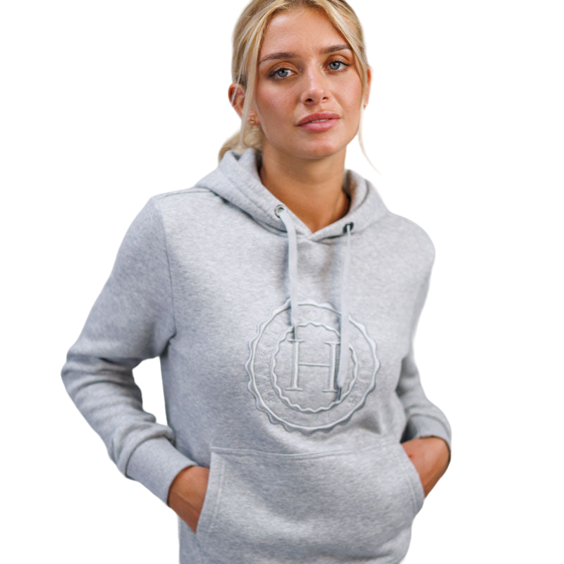 Harcour - Samy gray melange unisex hoodie