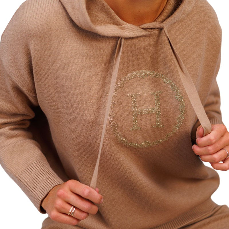 Harcour - Pretty camel women's hoodie