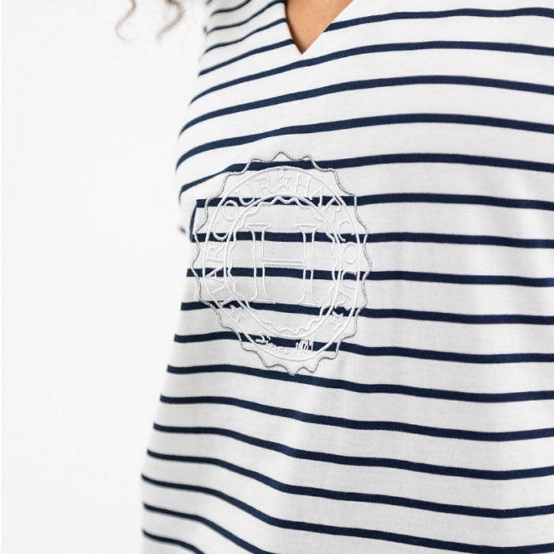 Harcour - T-shirt femme Trinity marinière | - Ohlala
