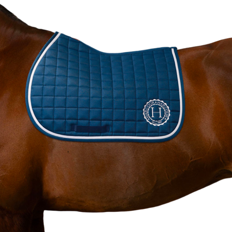 Harcour - Tapis de selle Siriel bleu lagon | - Ohlala