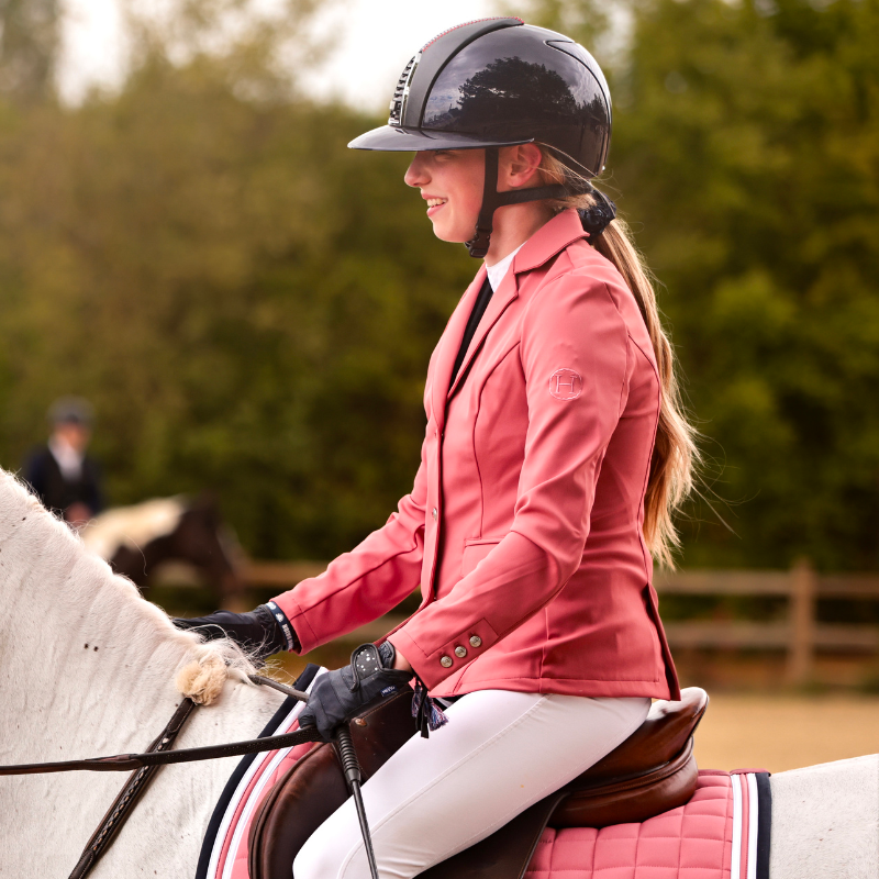 Harcour - Veste de concours femme Jismy vieux rose | - Ohlala