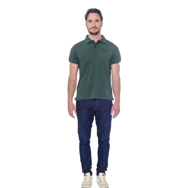 Harcour - Polo manches courtes homme Pami kaki