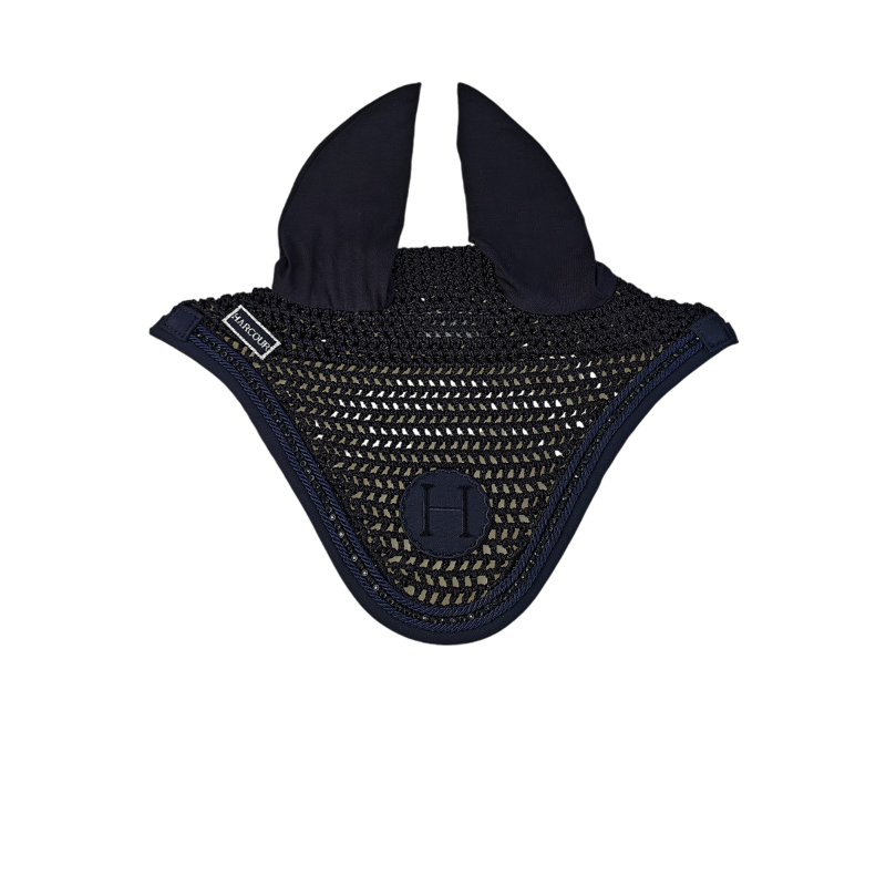 Harcour - Bonnet pour chevaux Fablir marine