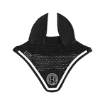 Harcour - Bonnet pour chevaux Fredy noir/ blanc | - Ohlala