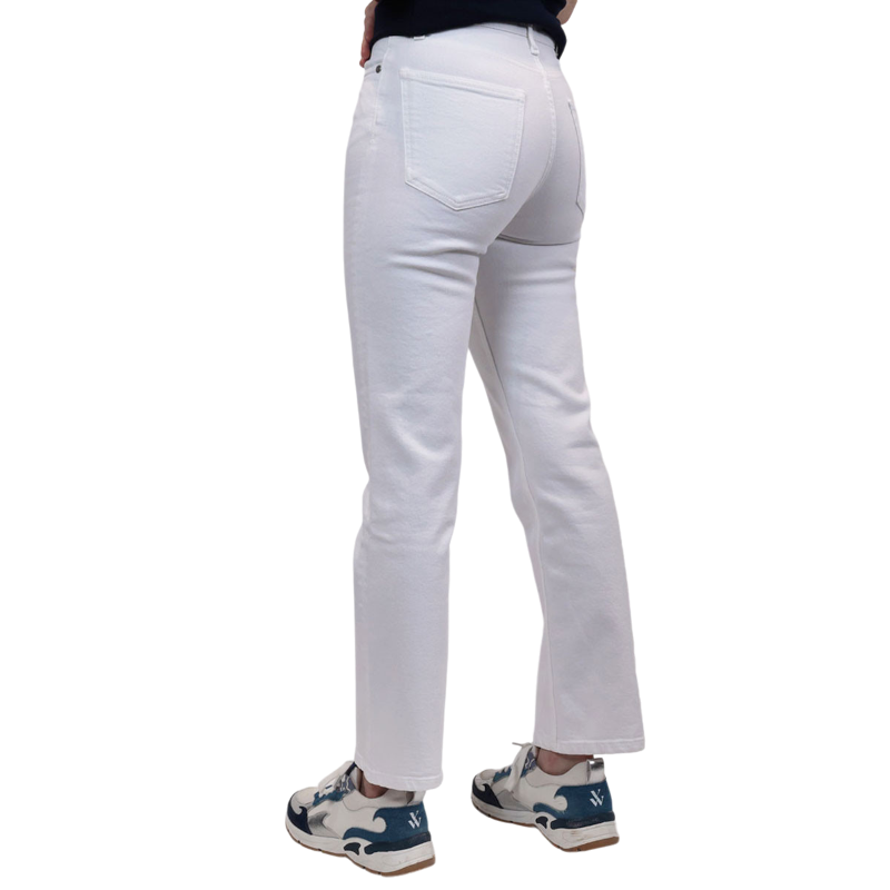 Harcour - Jean mom femme Juliette blanc