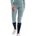 Harcour - Women's Louna grey green riding leggings | - Ohlala