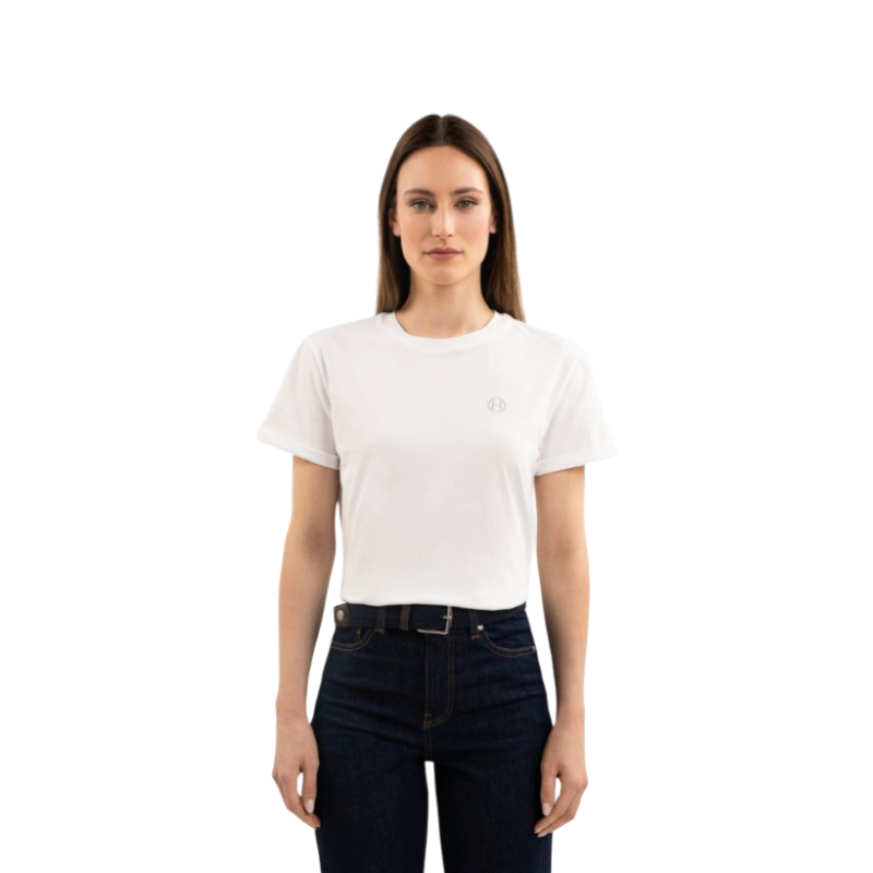 Harcour - T-shirt dames Hydra wit