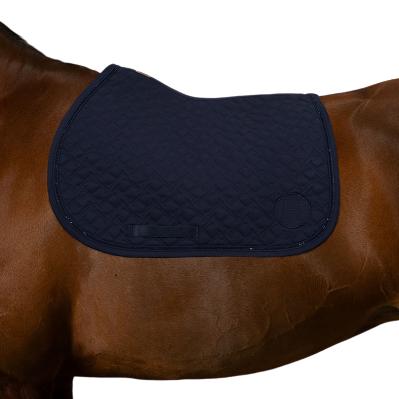 Harcour - Tapis de selle Saphir marine