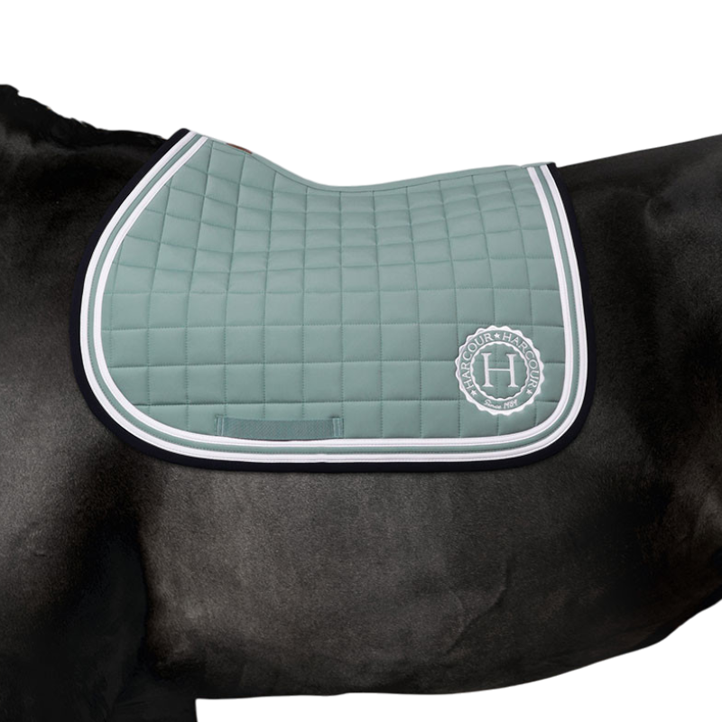 Harcour - saddle pad Soft gray green 