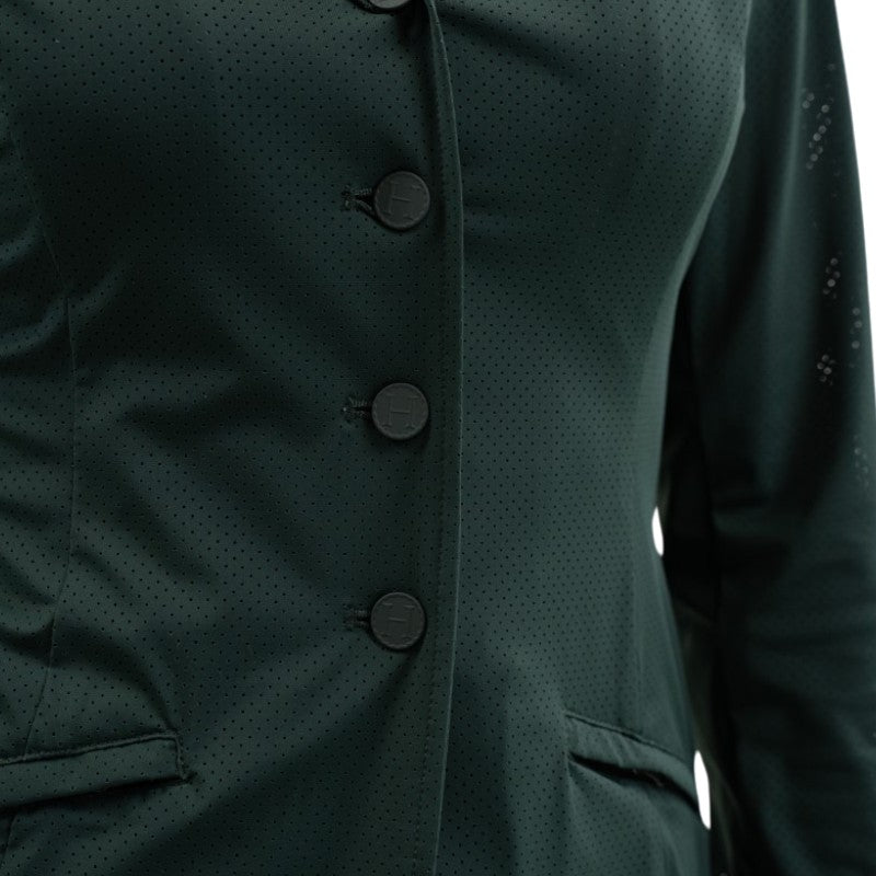 Harcour - Veste de concours femme Jade vert jungle