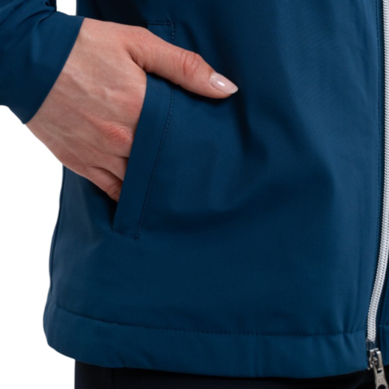 Harcour - Veste manches longues femme Simhat bleu lagon