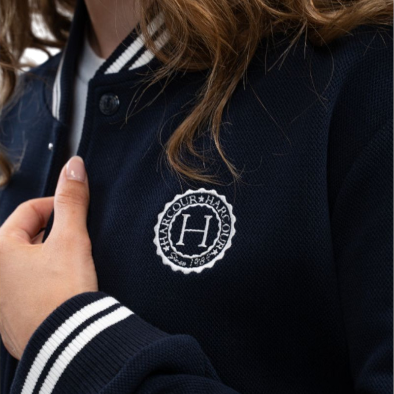 Harcour - Bomber a maniche lunghe donna Agathe navy